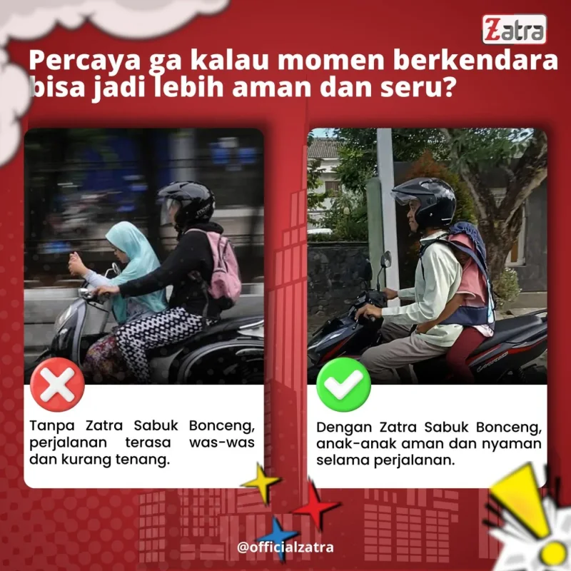 Sabuk Bonceng Motor: Wajib Secara Hukum atau Tidak di Indonesia?