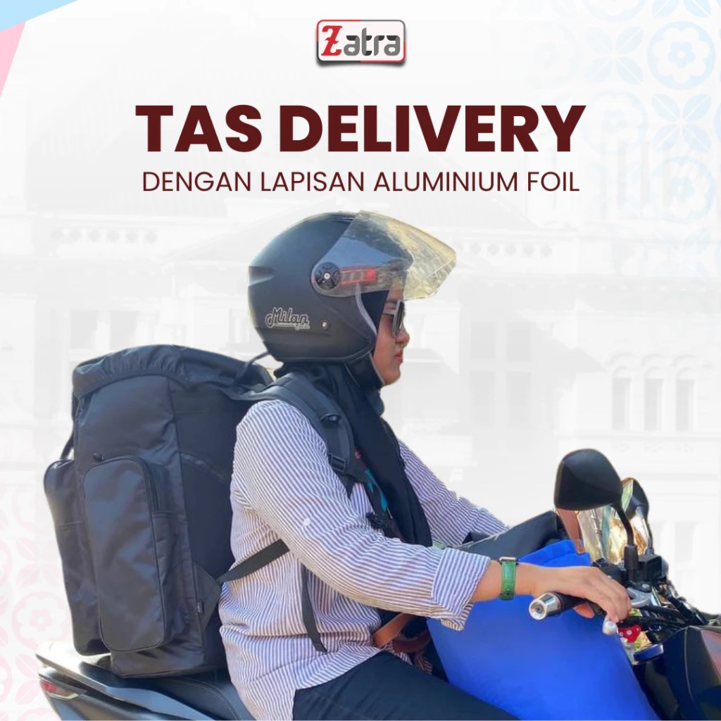 ZATRA Tas Delivery Makanan Tas Kurir Jumbo #5