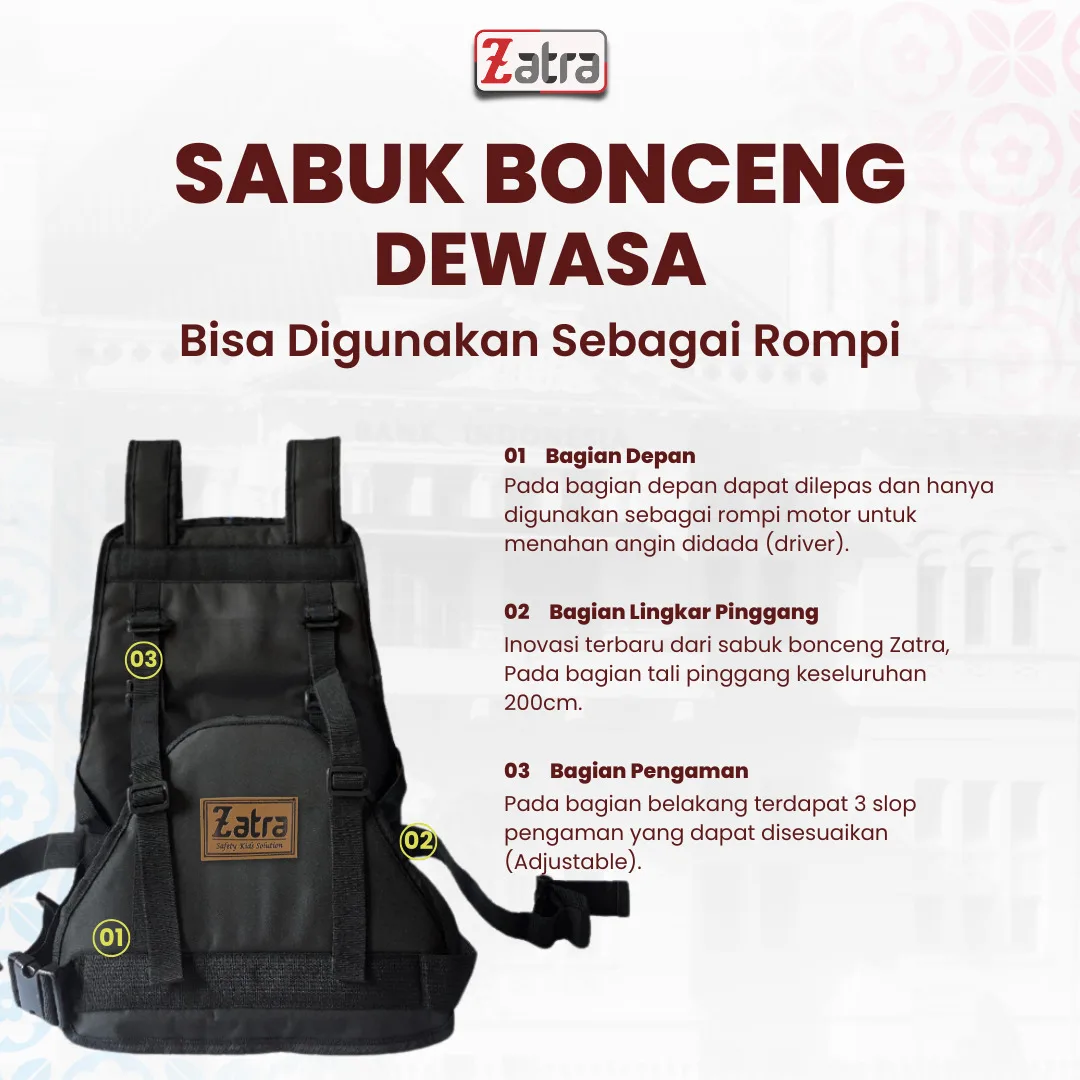 ZATRA Sabuk Bonceng Dewasa #3